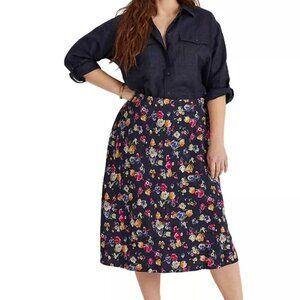 Ralph Lauren Floral  Jacquard Midi Skirt 16